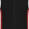 black-red-melange