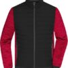 black-red-melange