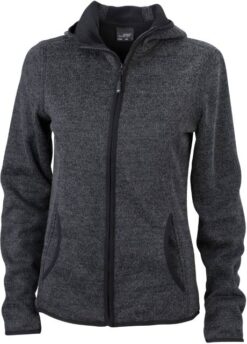 Daiber - Damen Strickfleece Kapuzenjacke - JN0588