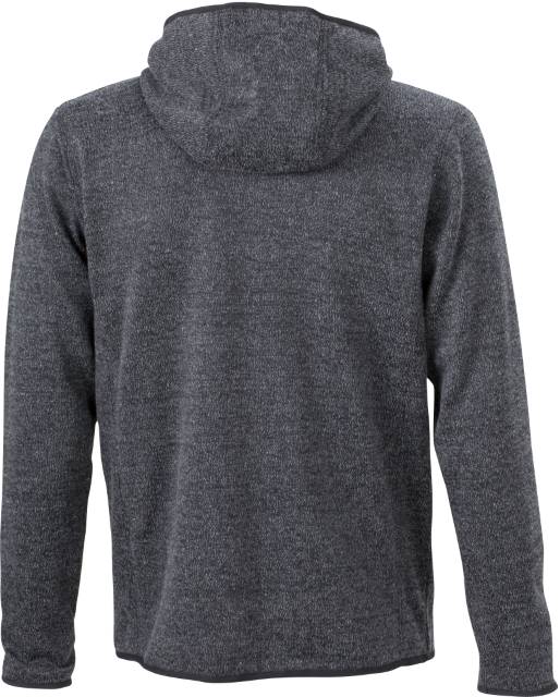 Daiber - Herren Strickfleece Kapuzenjacke - JN0589 – Bild 4