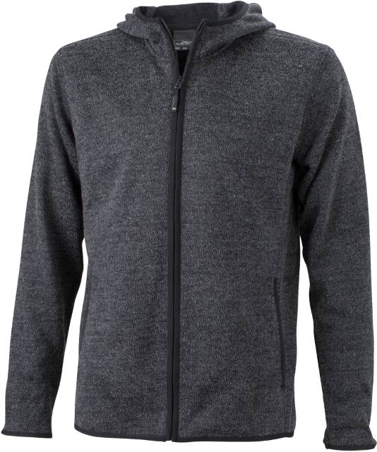 Daiber - Herren Strickfleece Kapuzenjacke - JN0589