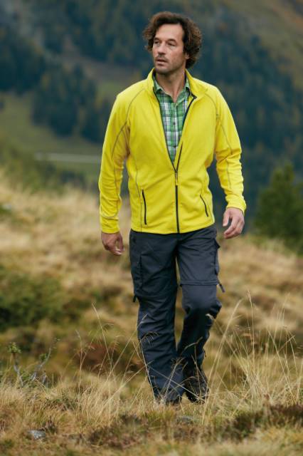 Daiber - Herren Struktur Fleece Jacke - JN0597 – Bild 2