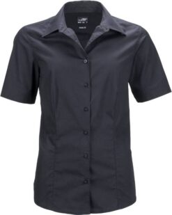 Daiber - Popeline Business Bluse kurzarm - JN0643