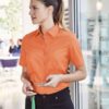 Daiber - Popeline Business Bluse kurzarm - JN0643 – Bild 2