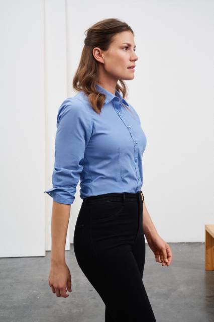 Daiber - Popeline Bluse langarm - JN0677 – Bild 2