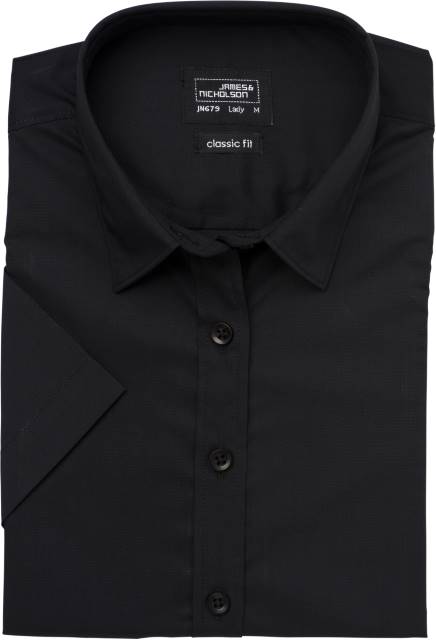 Daiber - Popeline Bluse kurzarm - JN0679