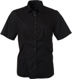 Daiber - Micro-Twill Bluse kurzarm - JN0683