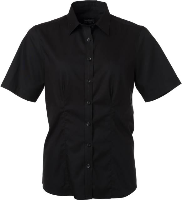 Daiber - Micro-Twill Bluse kurzarm - JN0683
