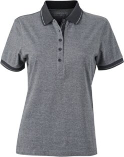 Daiber - Damen Jersey Melange Polo - JN0705