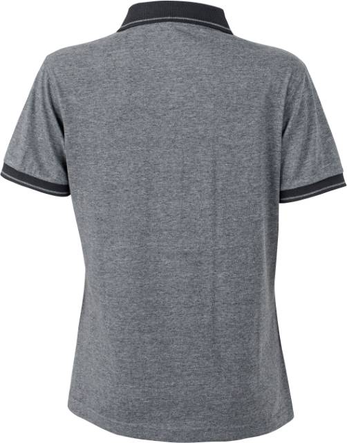 Daiber - Damen Jersey Melange Polo - JN0705 – Bild 4