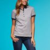 Daiber - Damen Jersey Melange Polo - JN0705 – Bild 2