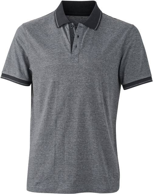 Daiber - Herren Jersey Melange Polo - JN0706