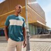 Daiber - Bio T-Shirt "Colour-Block" - JN8049 – Bild 2