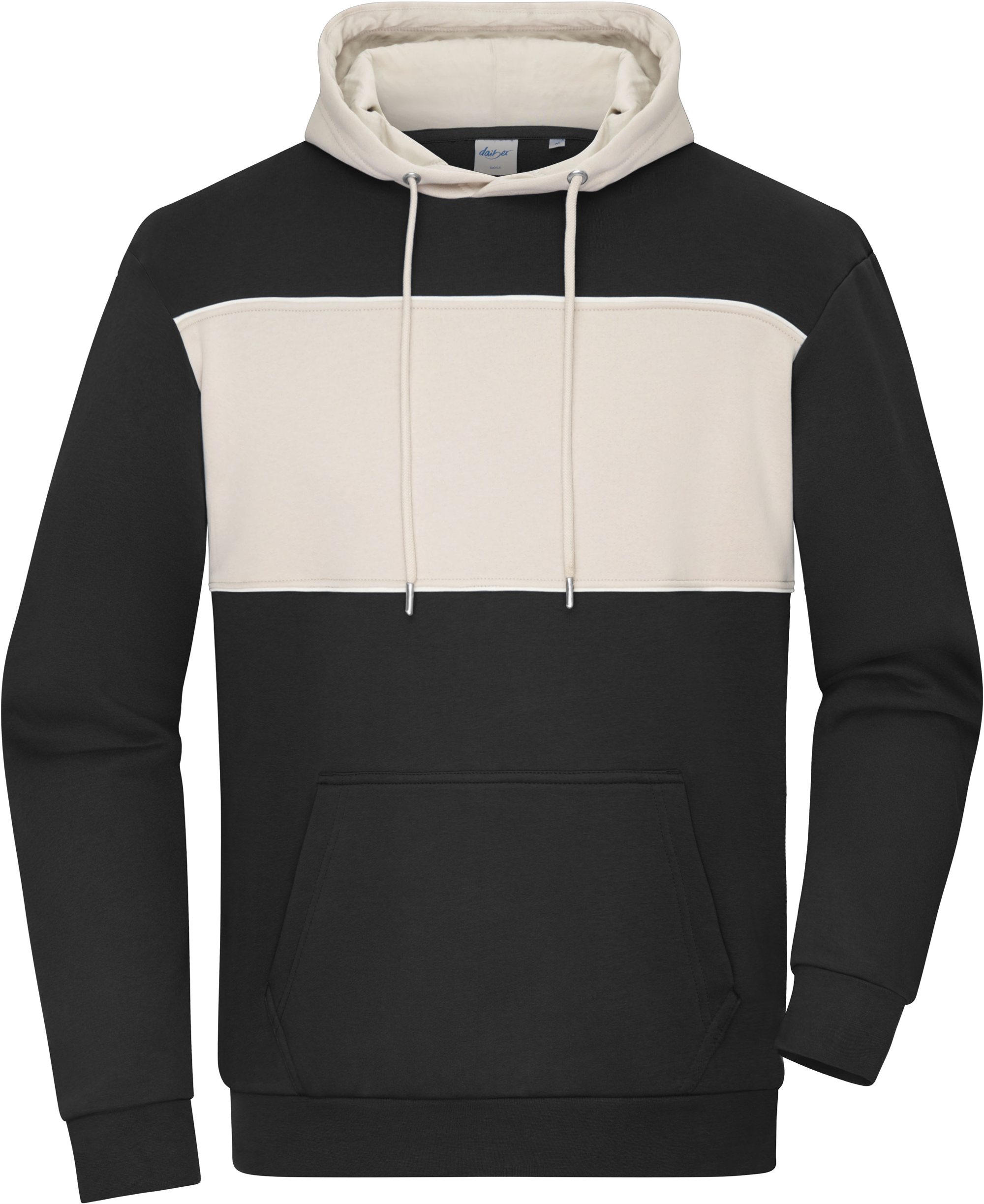 Daiber - Bio Kapuzen Sweater "Colour-Block" - JN8051