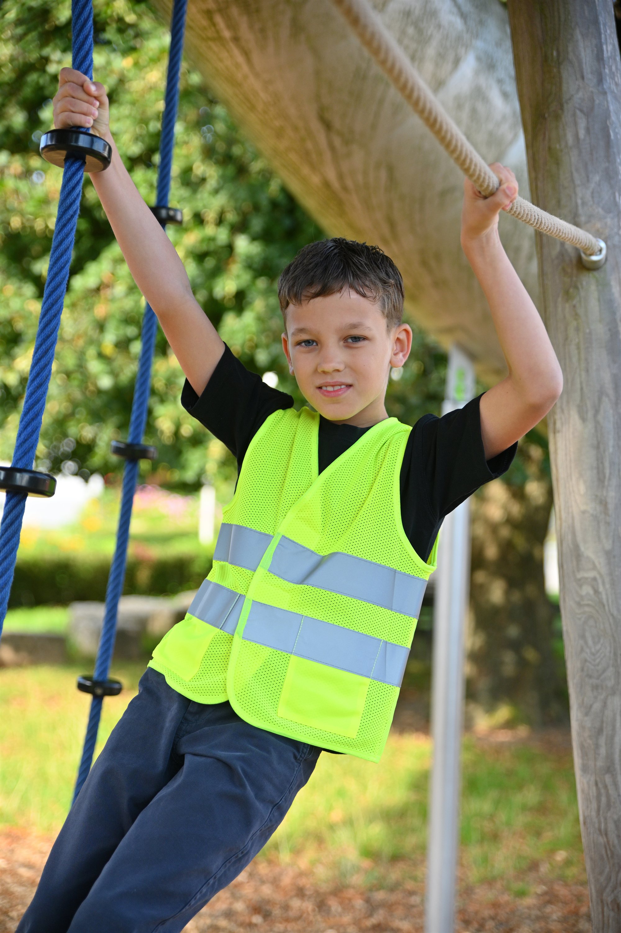 Korntex - Korfu Kinder Mesh Warnweste - KXKWM1 – Bild 3
