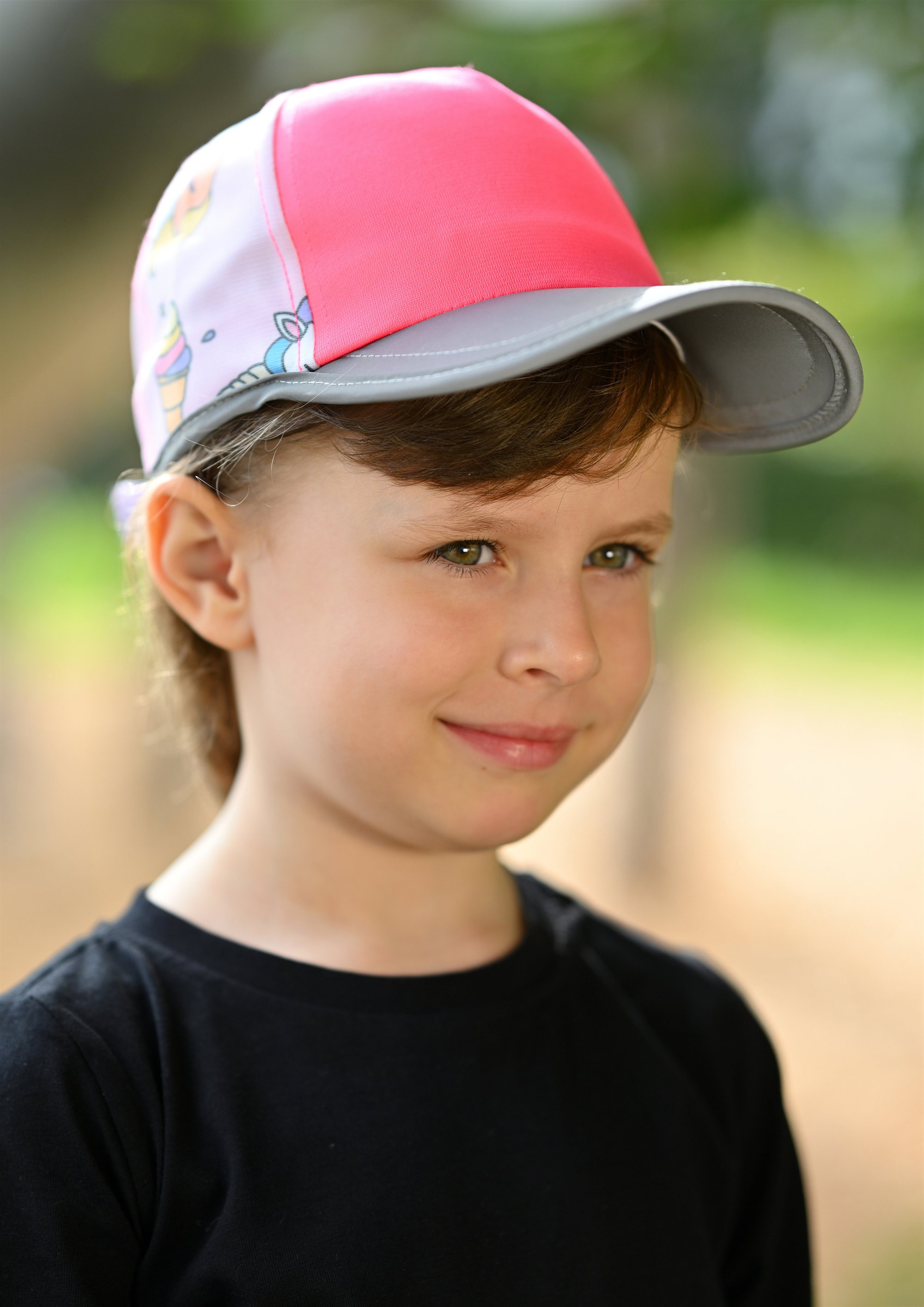Korntex - Kinder 5 Panel Kappe "Action" - KXPACT – Bild 2