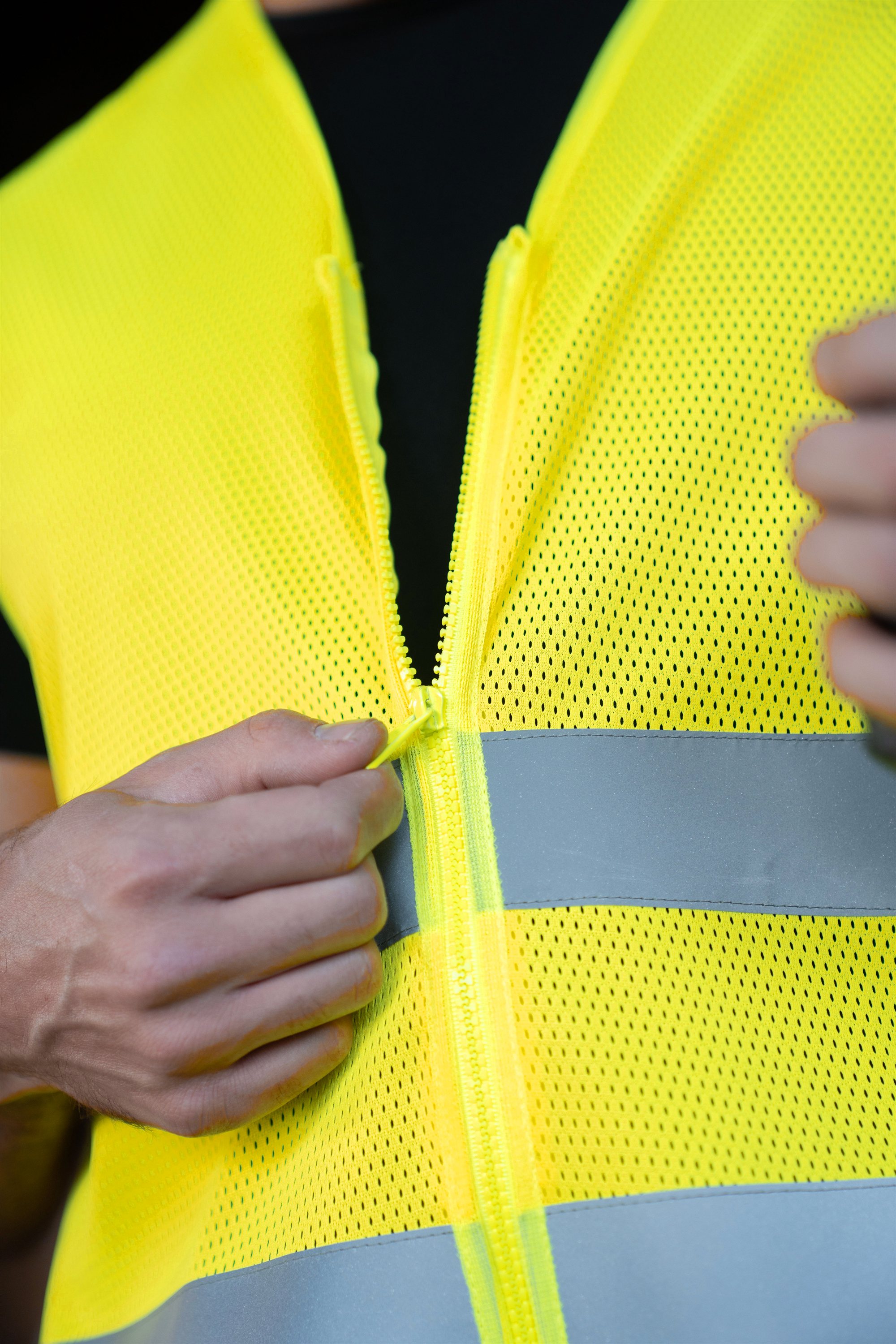 Korntex - Rhodes Hi-Vis Mesh Warnweste - KXXCMZ – Bild 6