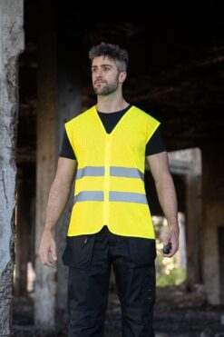 Korntex - Rhodes Hi-Vis Mesh Warnweste - KXXCMZ – Bild 3