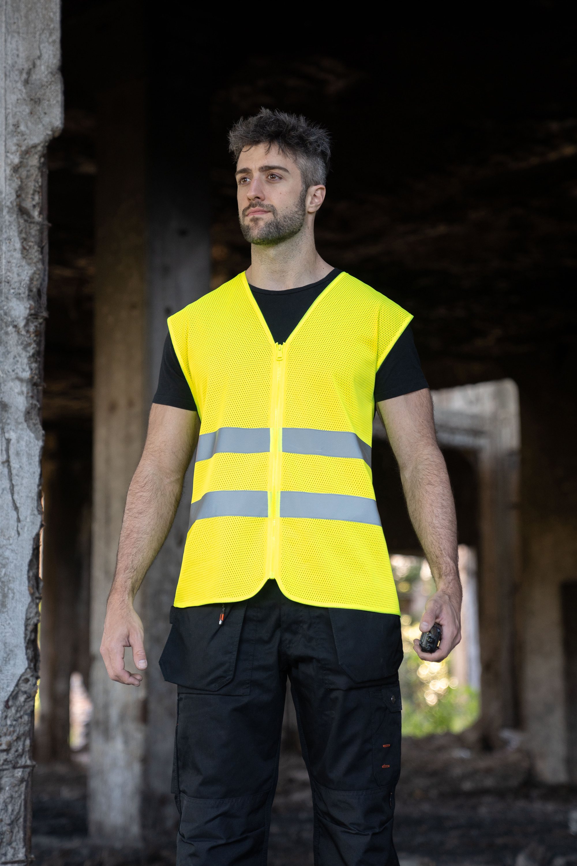 Korntex - Rhodes Hi-Vis Mesh Warnweste - KXXCMZ – Bild 3