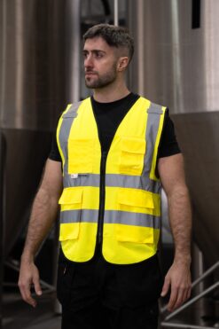 Alternative view of Korntex - Munich Hi-Vis Multifunktionsweste - KXXPMF