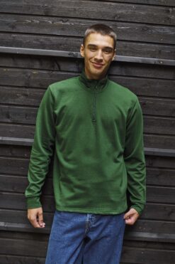 Alternative view of Neutral - Bio Sweater mit 1/4 Zip - NT3701