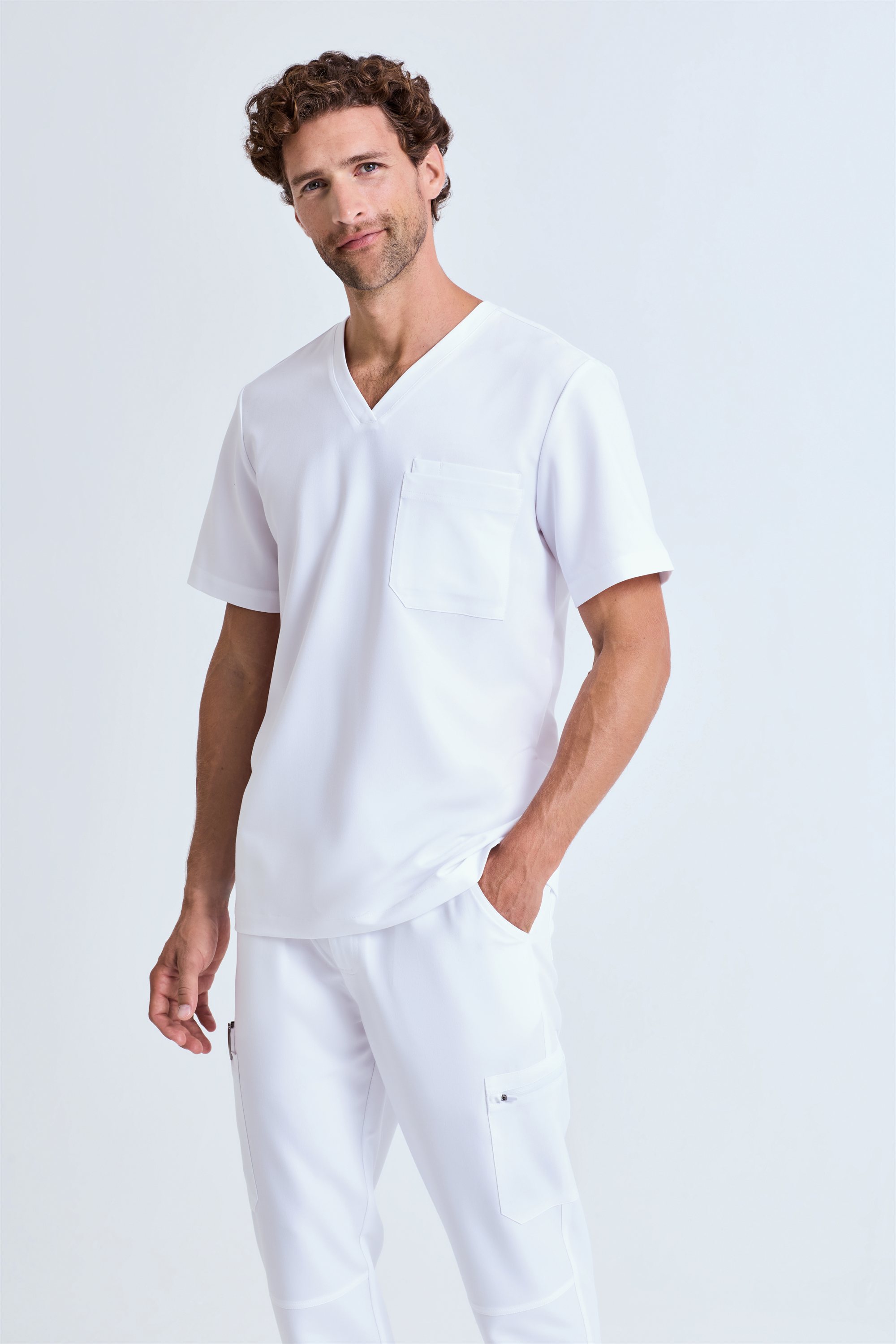 Onna by Premier - Herren V-Ausschnitt Stretch Kasack - ON200 – Bild 3