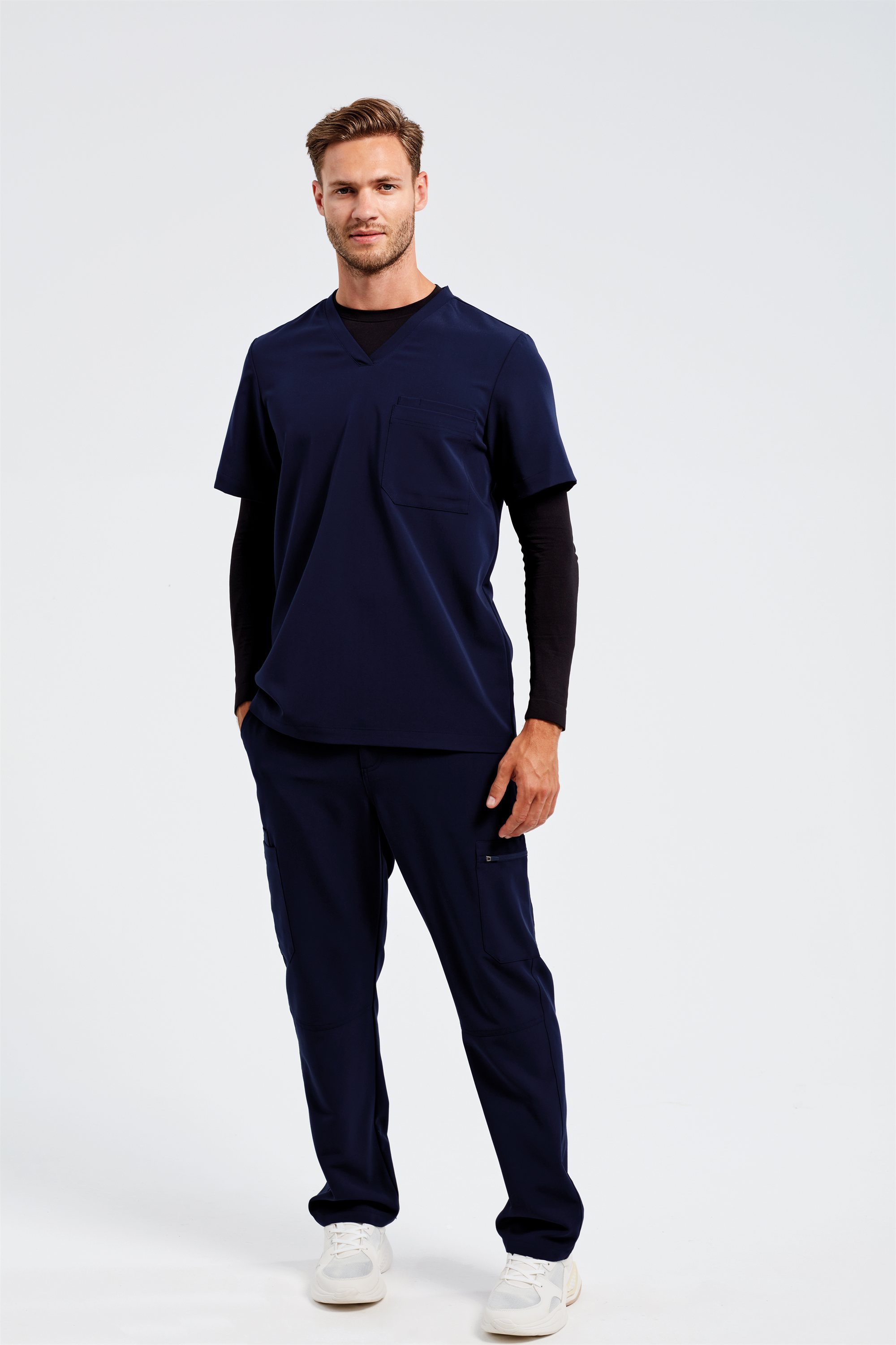 Onna by Premier - Herren V-Ausschnitt Stretch Kasack - ON200 – Bild 5