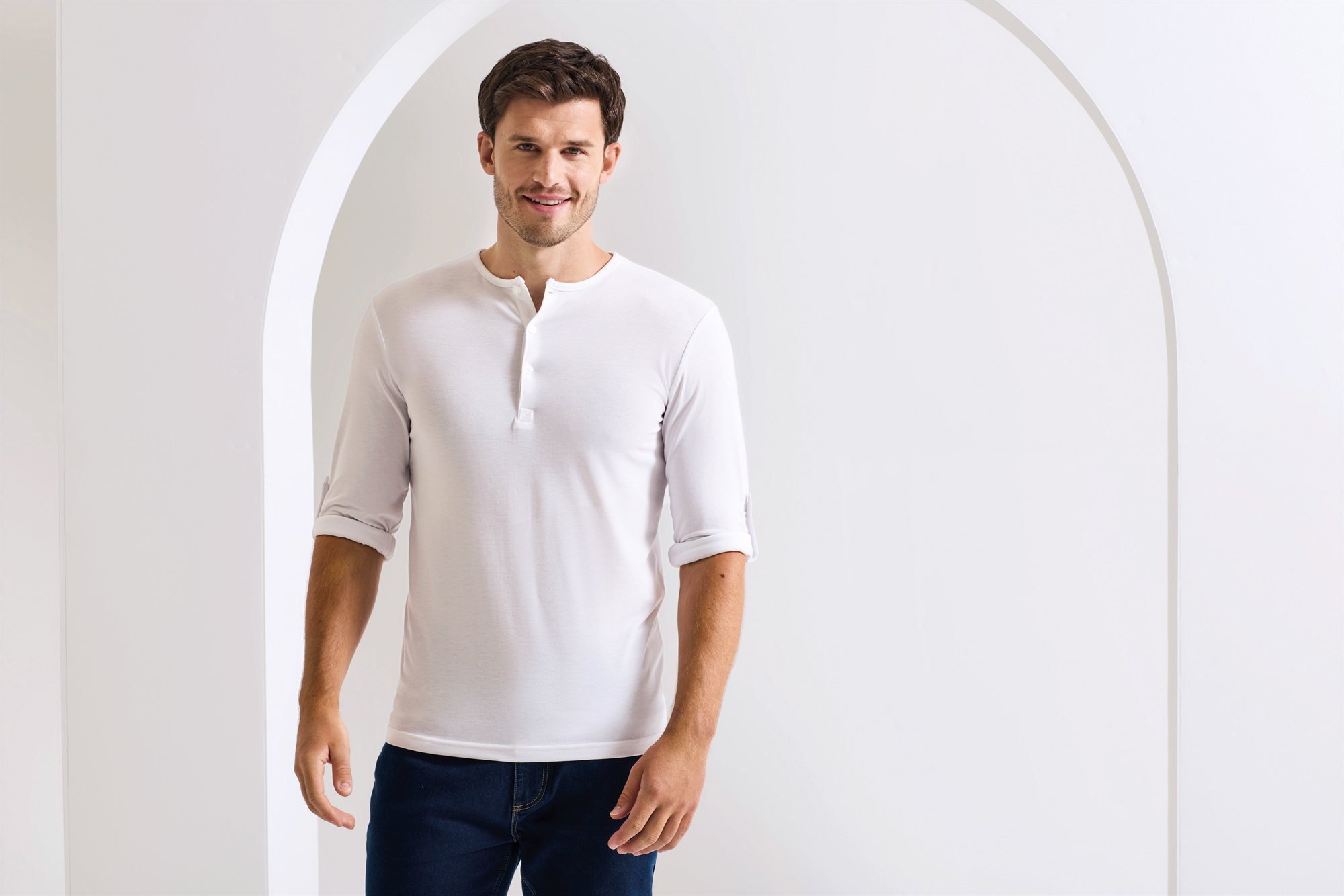 Premier - Herren Rollärmel T-Shirt langarm - PR0218 – Bild 3