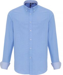 Premier - Oxford Hemd Streifen langarm - PR0238