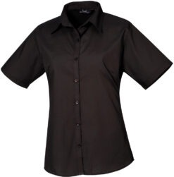 Premier - Popeline Bluse kurzarm - PR0302