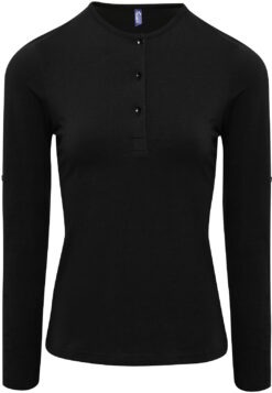 Premier - Damen Rollärmel T-Shirt langarm - PR0318