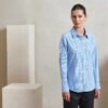 Premier - Popeline Bluse Karo langarm - PR0320 – Bild 3