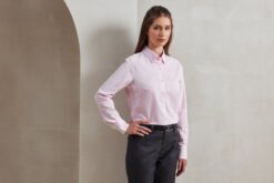 Premier - Oxford Bluse Streifen langarm - PR0338 – Bild 3