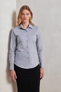 Alternative view of Premier - Popeline Stretch Bluse langarm - PR0344