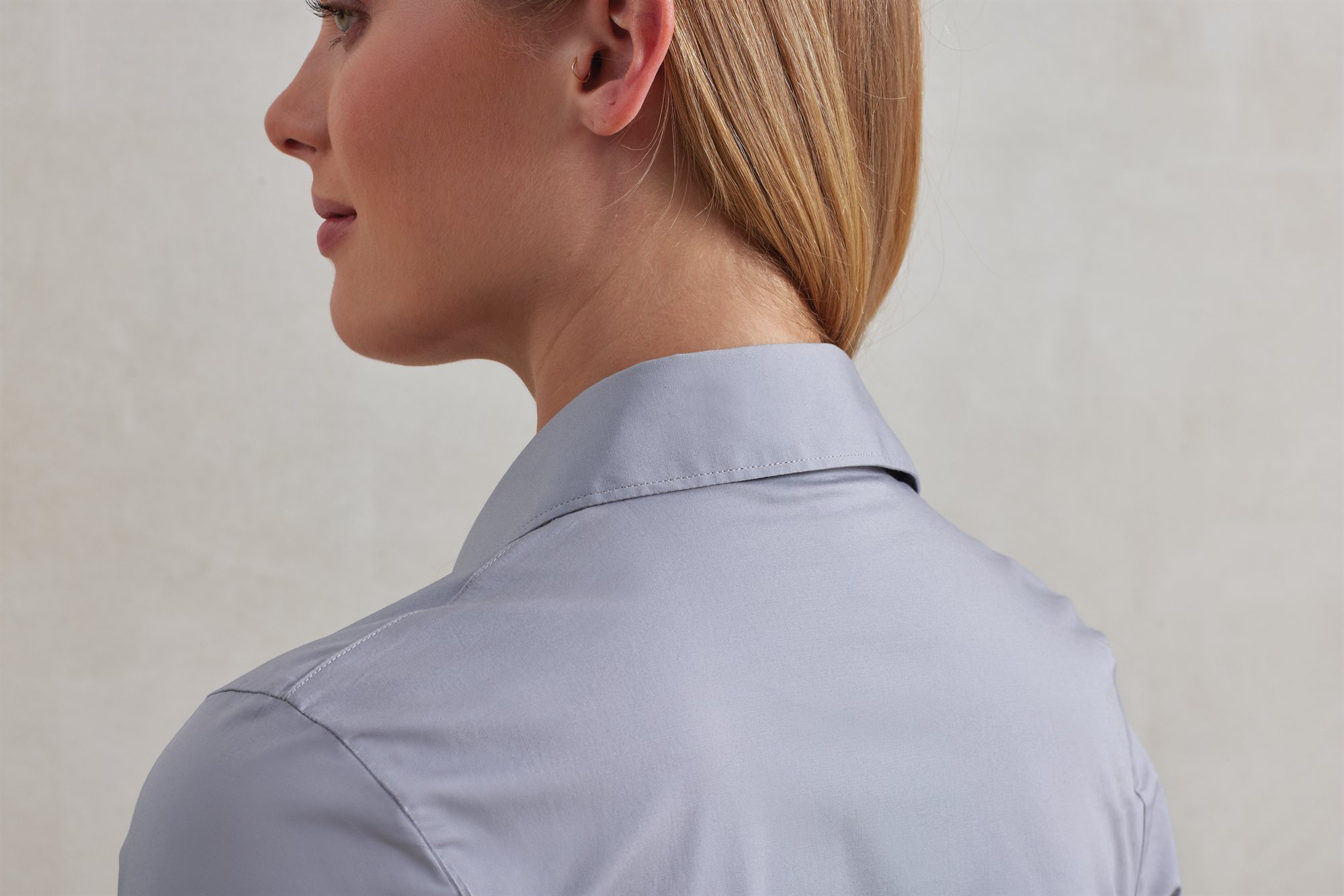Premier - Popeline Stretch Bluse langarm - PR0344 – Bild 3