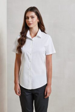 Alternative view of Premier - Popeline Stretch Bluse kurzarm - PR0346