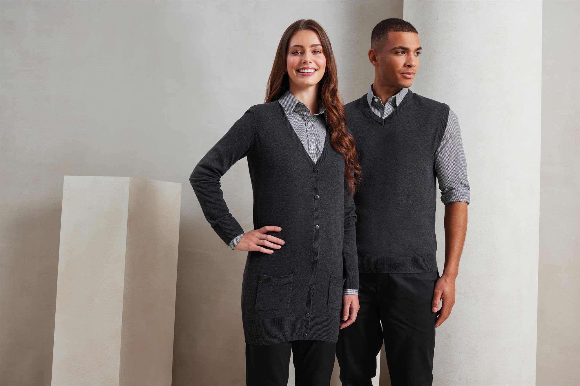 Premier - Damen Strickjacke lang - PR0698 – Bild 2