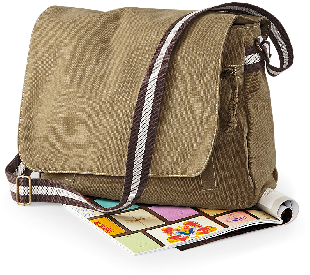 Quadra - Vintage Tasche mit Umschlag - QDD610