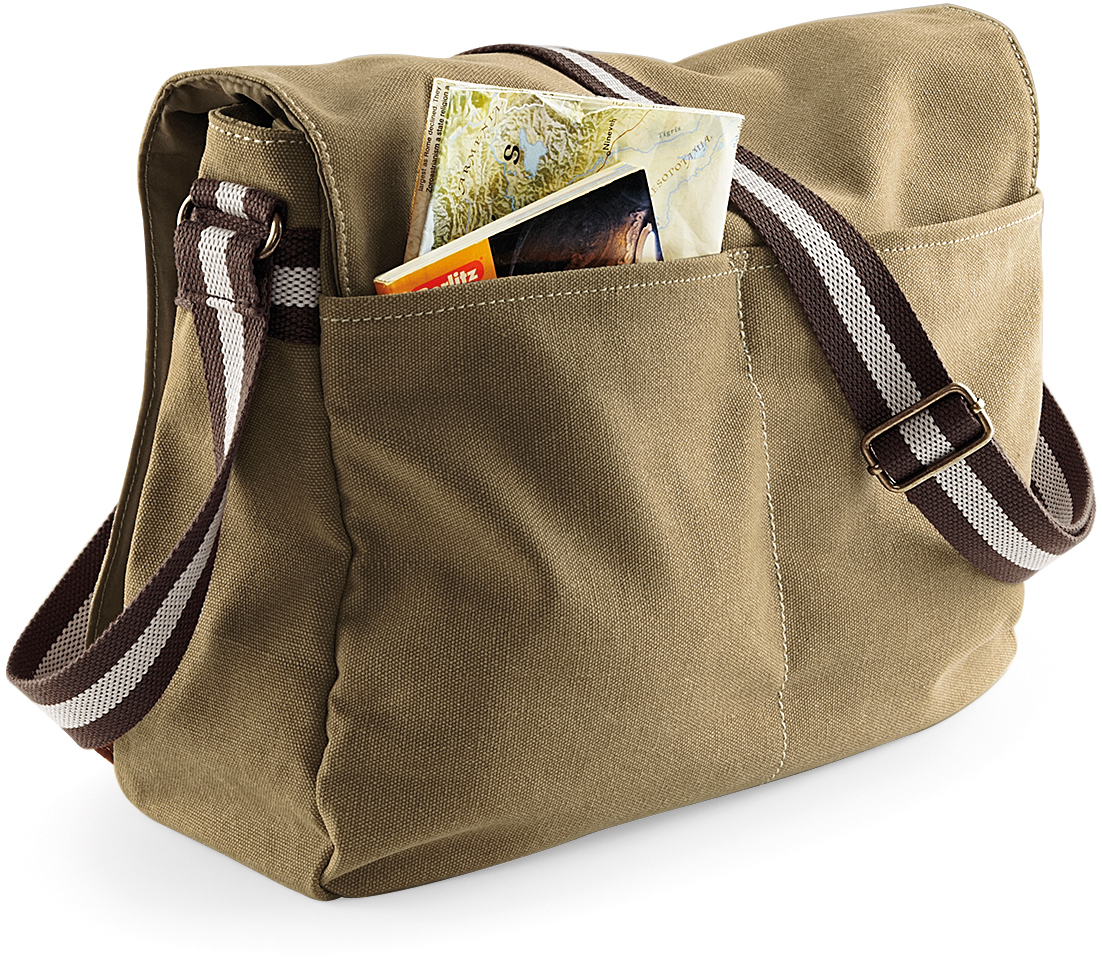 Quadra - Vintage Tasche mit Umschlag - QDD610 – Bild 3