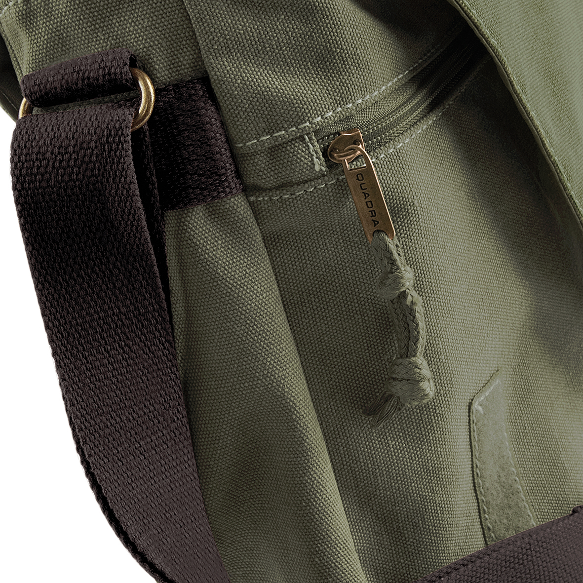 Quadra - Vintage Tasche mit Umschlag - QDD610 – Bild 4