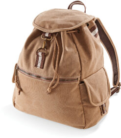 Quadra - Vintage Canvas Rucksack - QDD612
