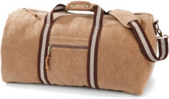 Quadra - Vintage Canvas Reisetasche - QDD613