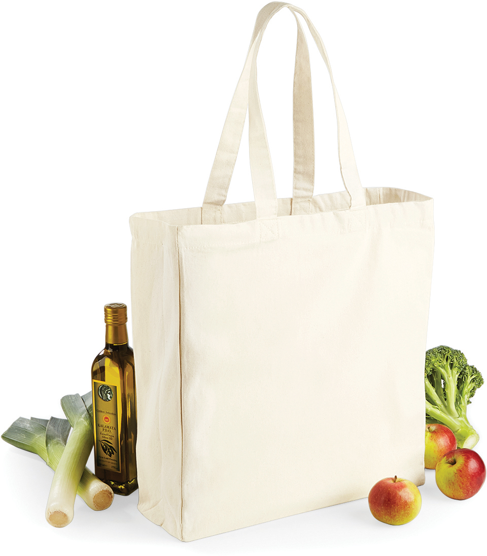 Westford Mill - Classic Canvas Shopper - WM0108 – Bild 3