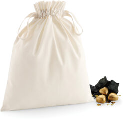 Westford Mill - Bio Baumwolltasche mit Zugkordel - WM0118
