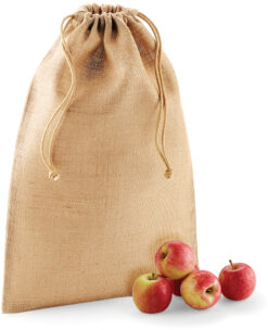 Westford Mill - Jute Tasche mit Zugkordel - WM0415