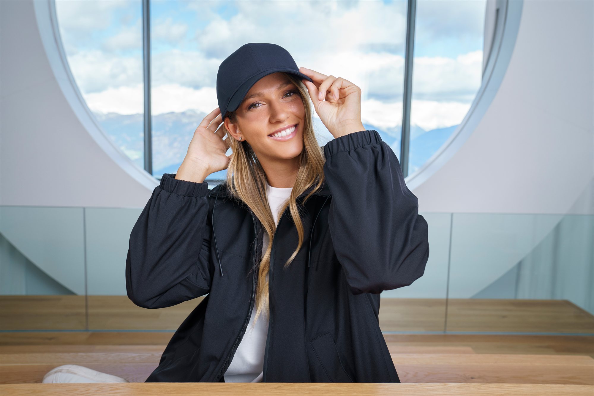 Atlantis - 6 Panel Polyester Stretch Kappe - AT0229 – Bild 3