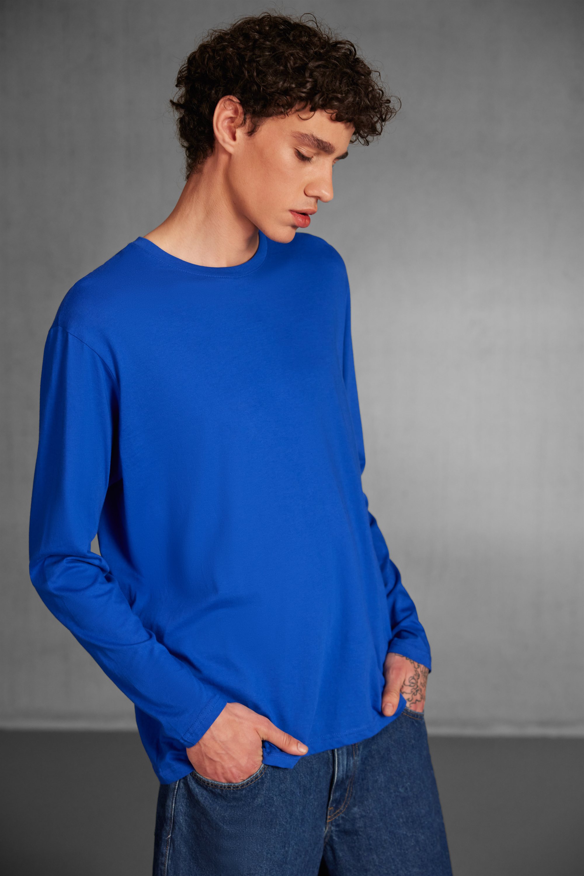 B&C - T-Shirt langarm - TU05T – Bild 4