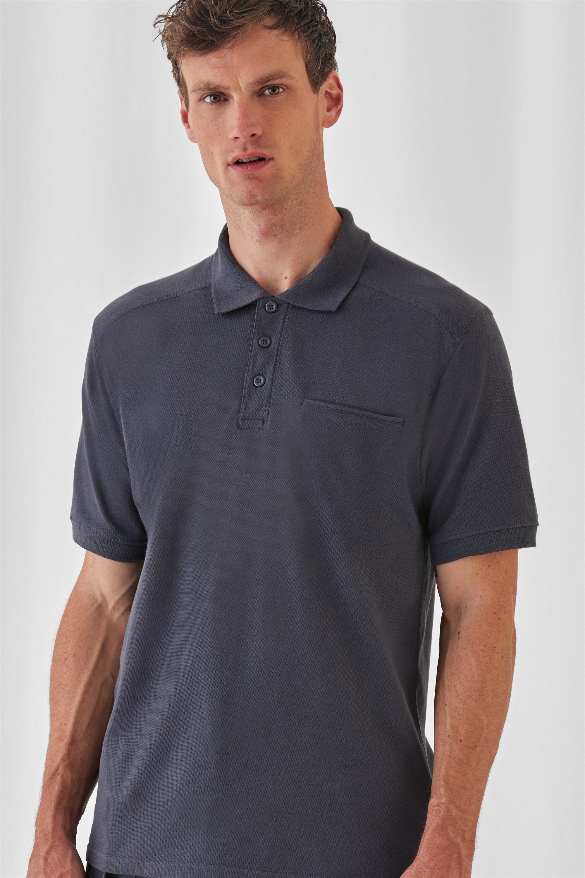 B&C - Workwear Piqué Polo - PUC10 – Bild 4