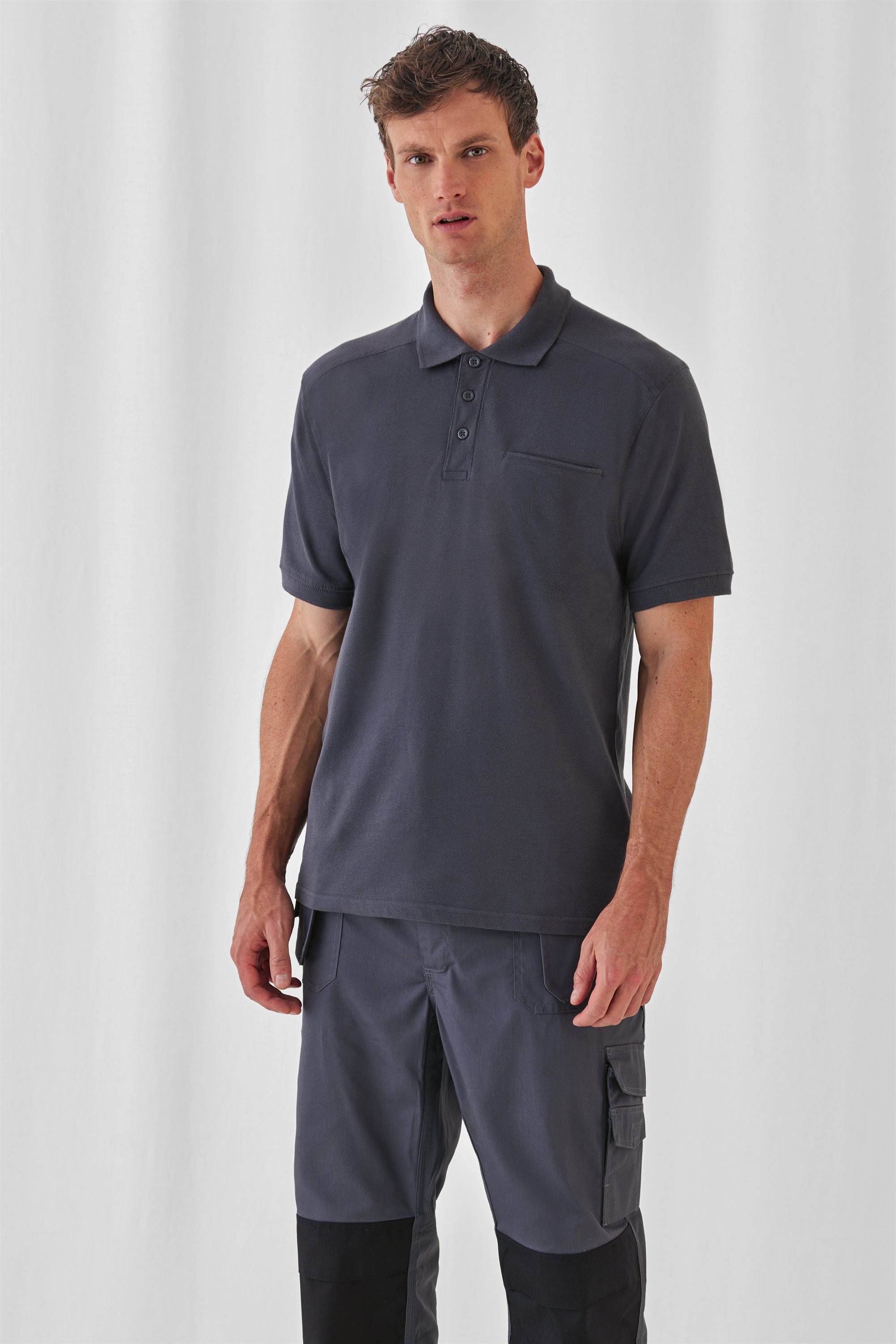 B&C - Workwear Piqué Polo - PUC10 – Bild 5