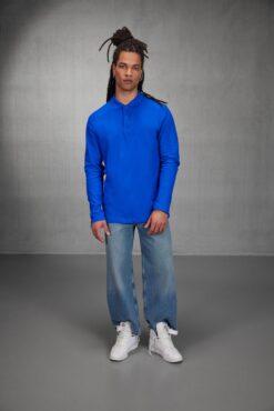 B&C - Herren Piqué Polo langarm - PUI12 – Bild 5